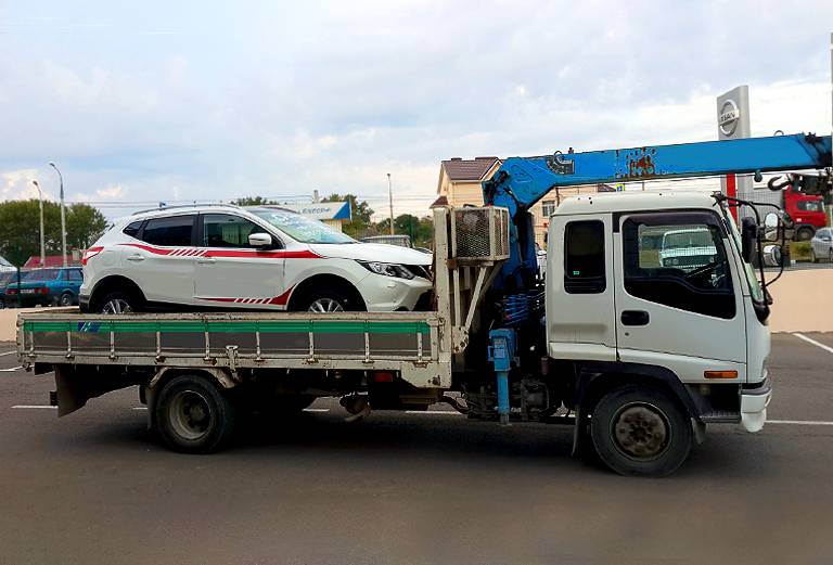 Эвакуатор для автомобиля, буксировка грузовика из Кузнецка в Село большебрусянское