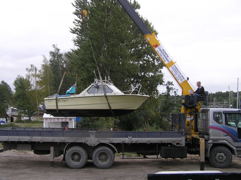 Заказать перевозку катера  из Рязанской области в Московскую Область